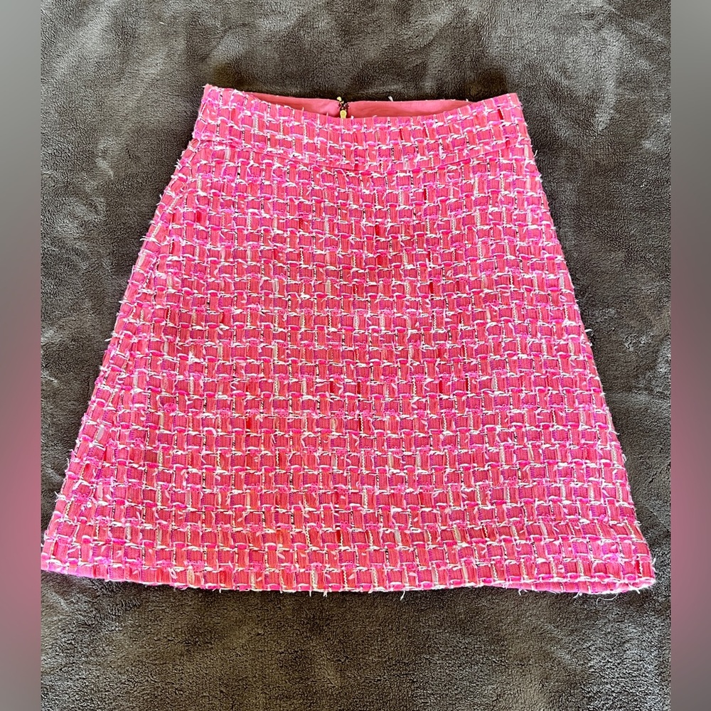 Kate Spade Pink Tweed Skirt